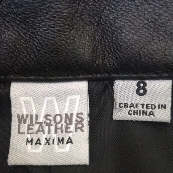 Wilson leather pants size 8 - Picture 8 of 12